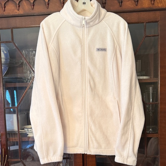 Columbia Ivory Fleece Full-Zip Jacket - Picture 1 of 4